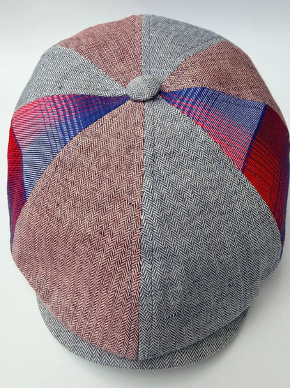 EST. 1776 Patchwork Newsboy Cap