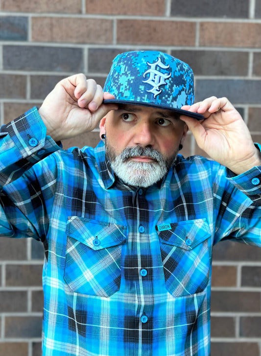 G’d Up Snapback (Digital Camo Blue)