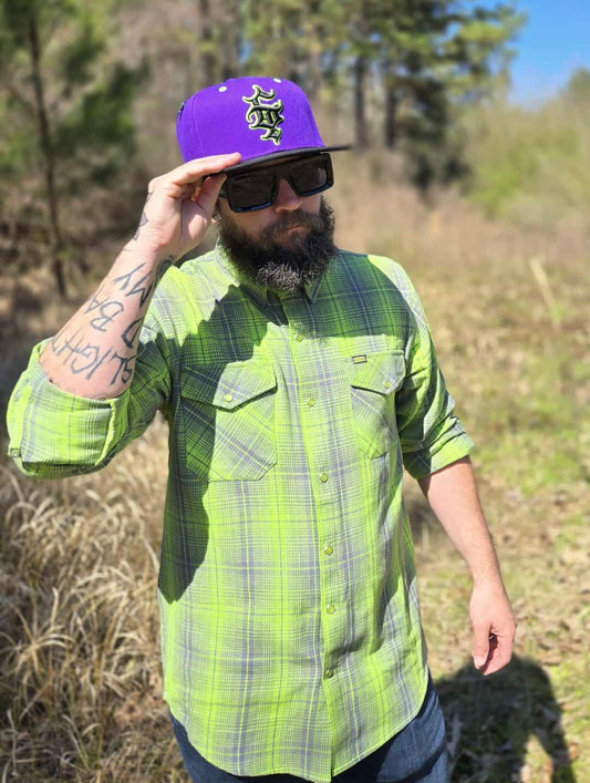 G’d Up Snapback (Purple/Green)