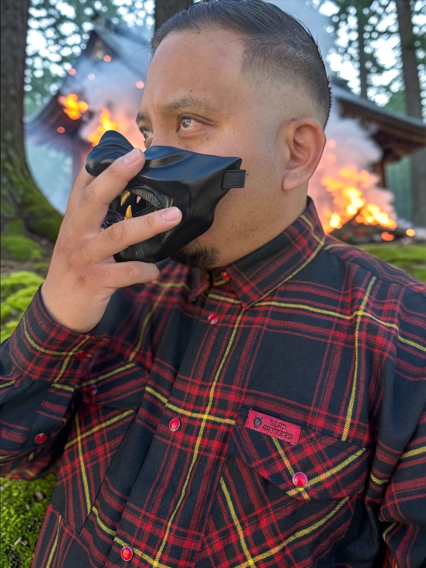 Hannya Glad Hatters Flannel