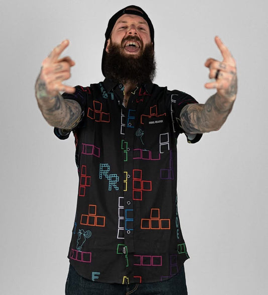 Tetris Wheelies Button Down