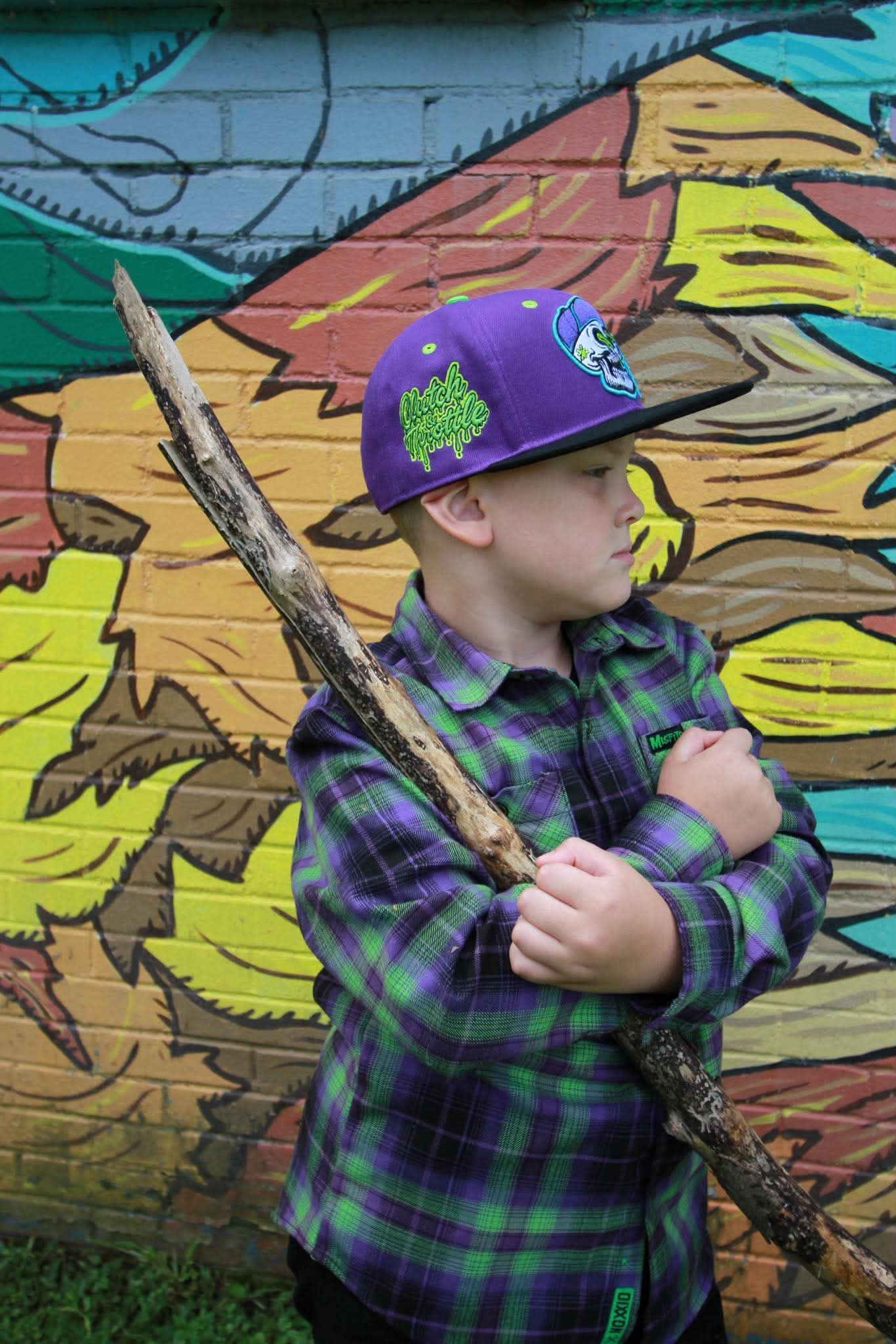 Youth Slimey Bonehead Snapback