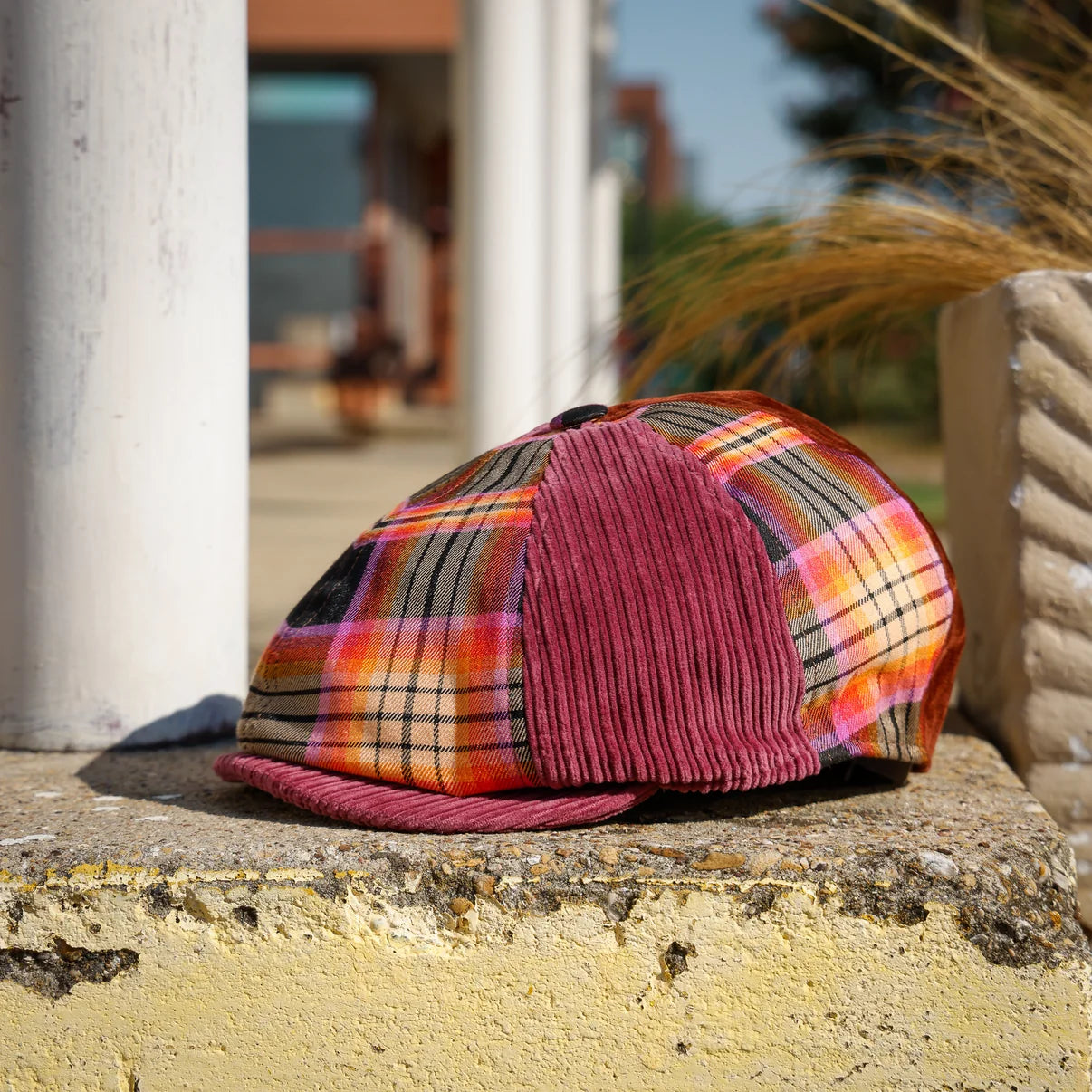 Redondo Patchwork Newsboy Cap