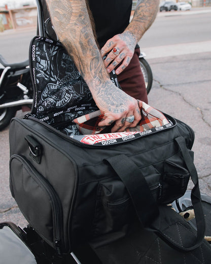 Canvas Overload Duffle Bag (Black)