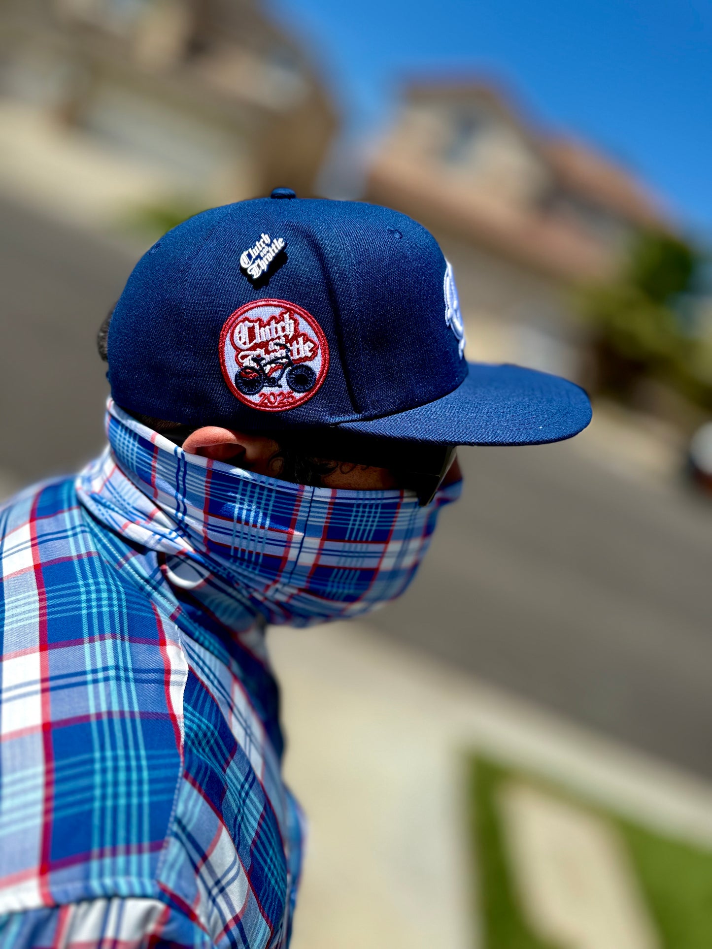 The Chain Snatcher Snapback (Navy Blue)