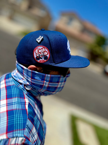 The Chain Snatcher Snapback (Navy Blue)