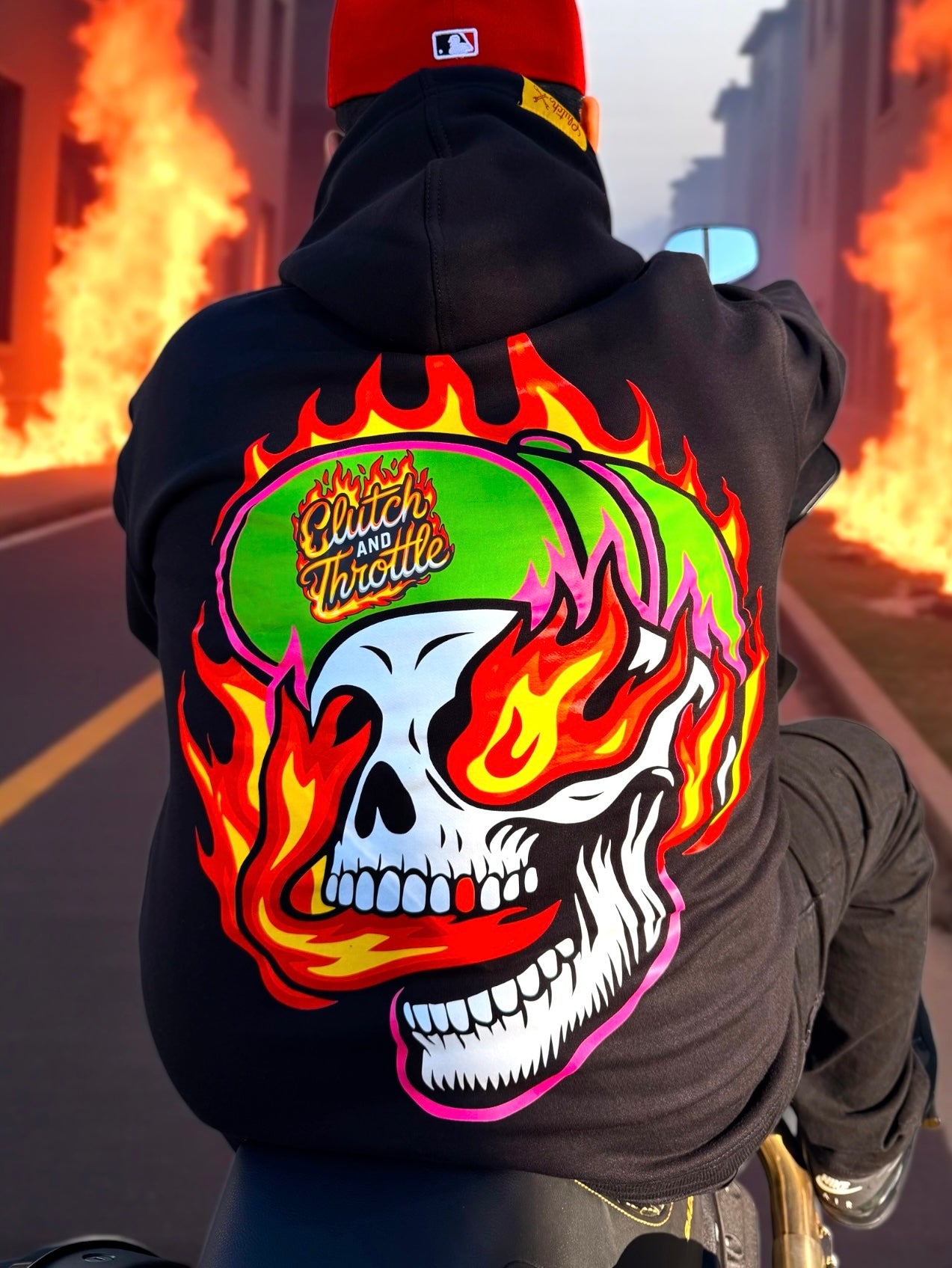 Skorched Bonehead Pullover Hoodie (Black)