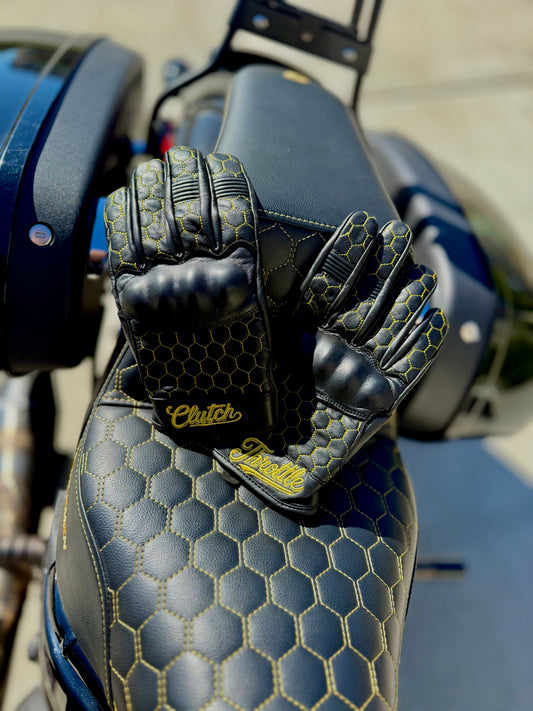The Golden Hornet Leather Gloves