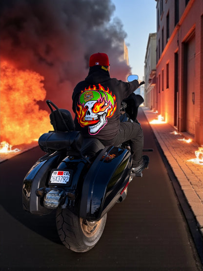 Skorched Bonehead Pullover Hoodie (Black)