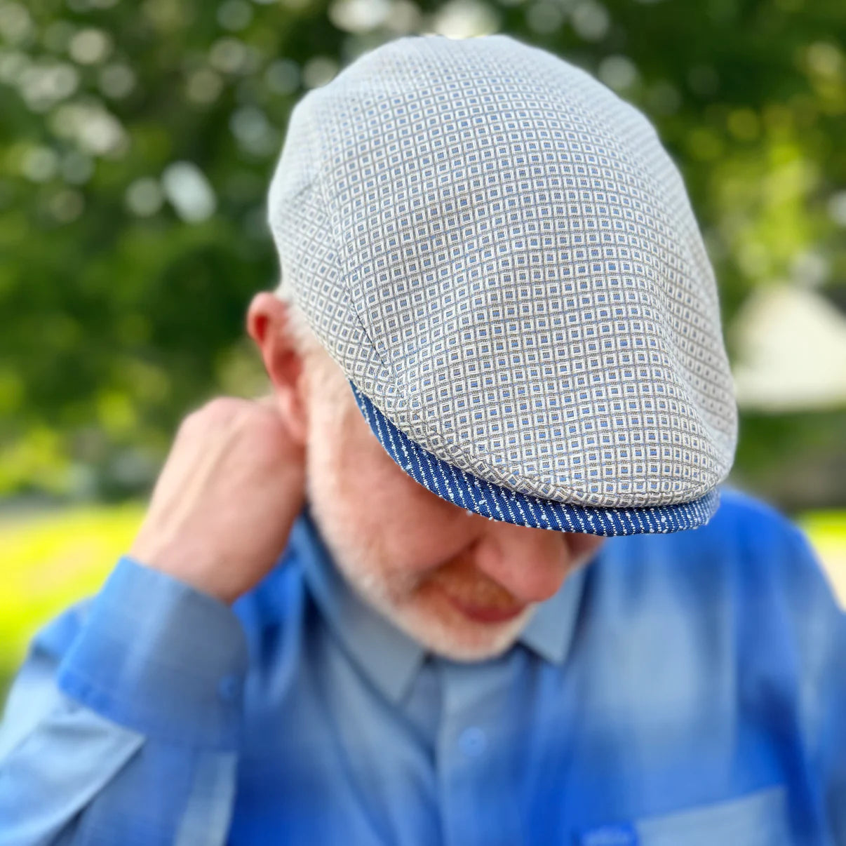La Basilica Geometric Flat Cap