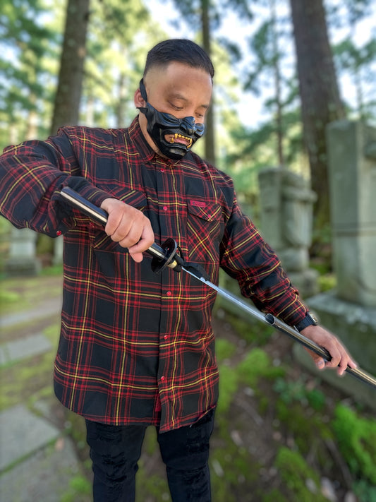 Hannya Glad Hatters Flannel