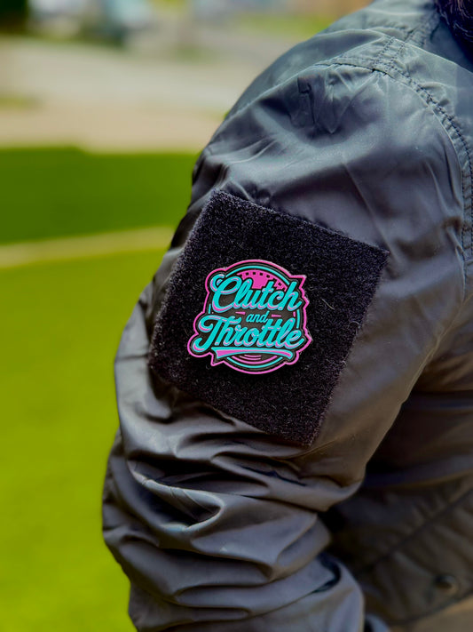 OG Crest PVC Patch (Hot Pink/ Sky Blue)