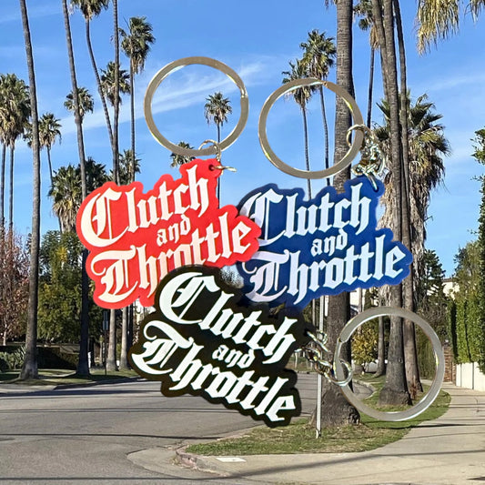 Old English PVC Keychain