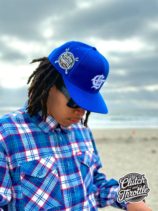 The Royal Blue Wrench Crest Snapback is limited edition and once sold out it’s gone forever