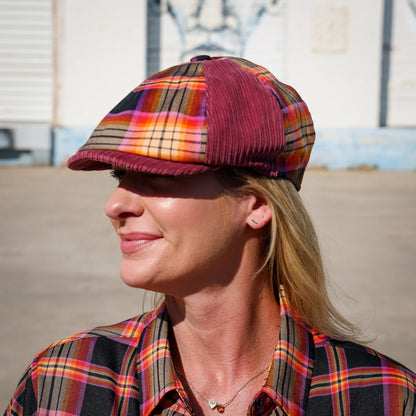 Redondo Patchwork Newsboy Cap