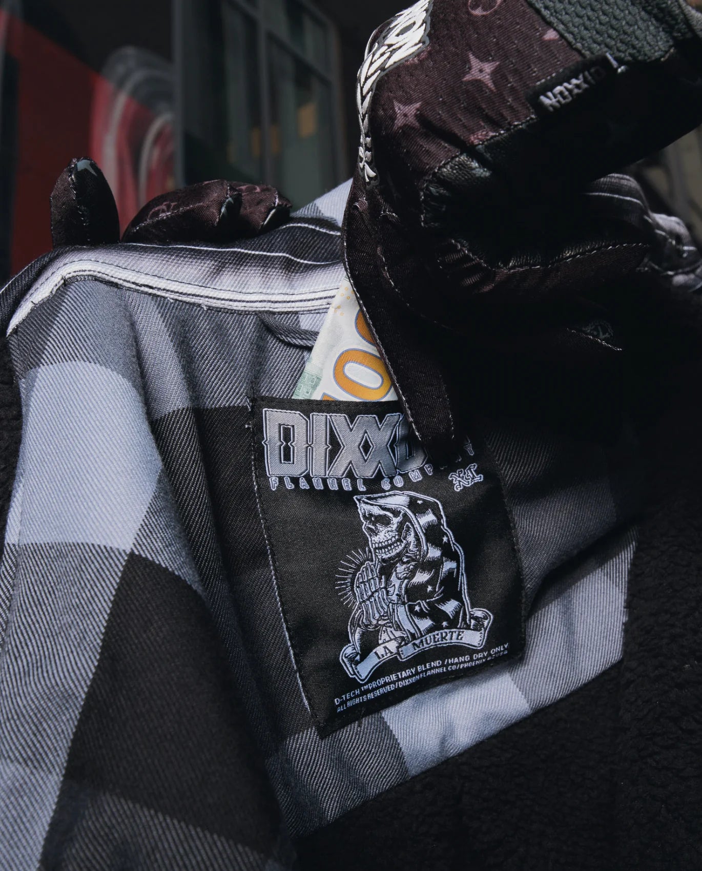 La Muerte Sherpa Lined Flannel Jacket