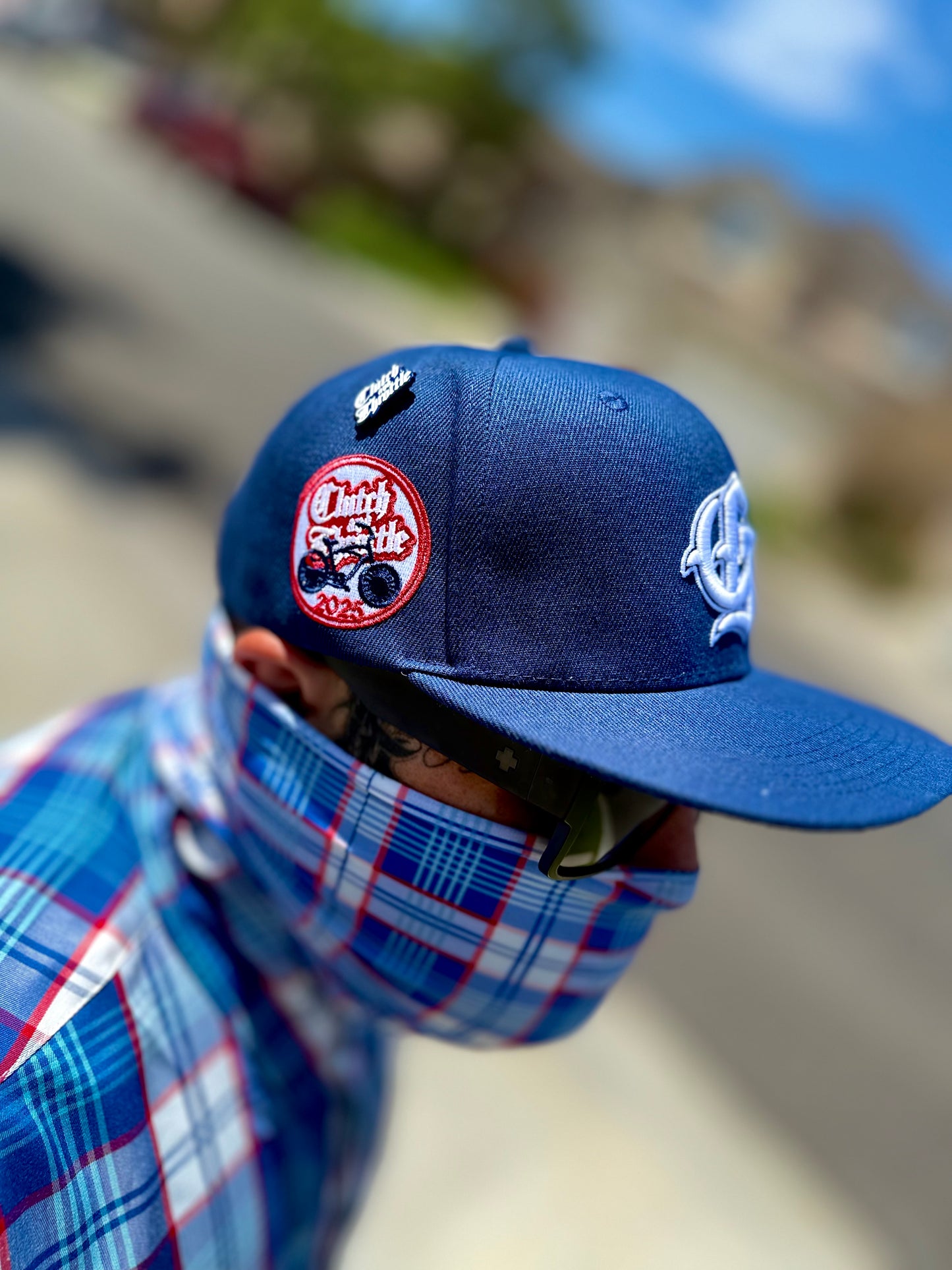 The Chain Snatcher Snapback (Navy Blue)