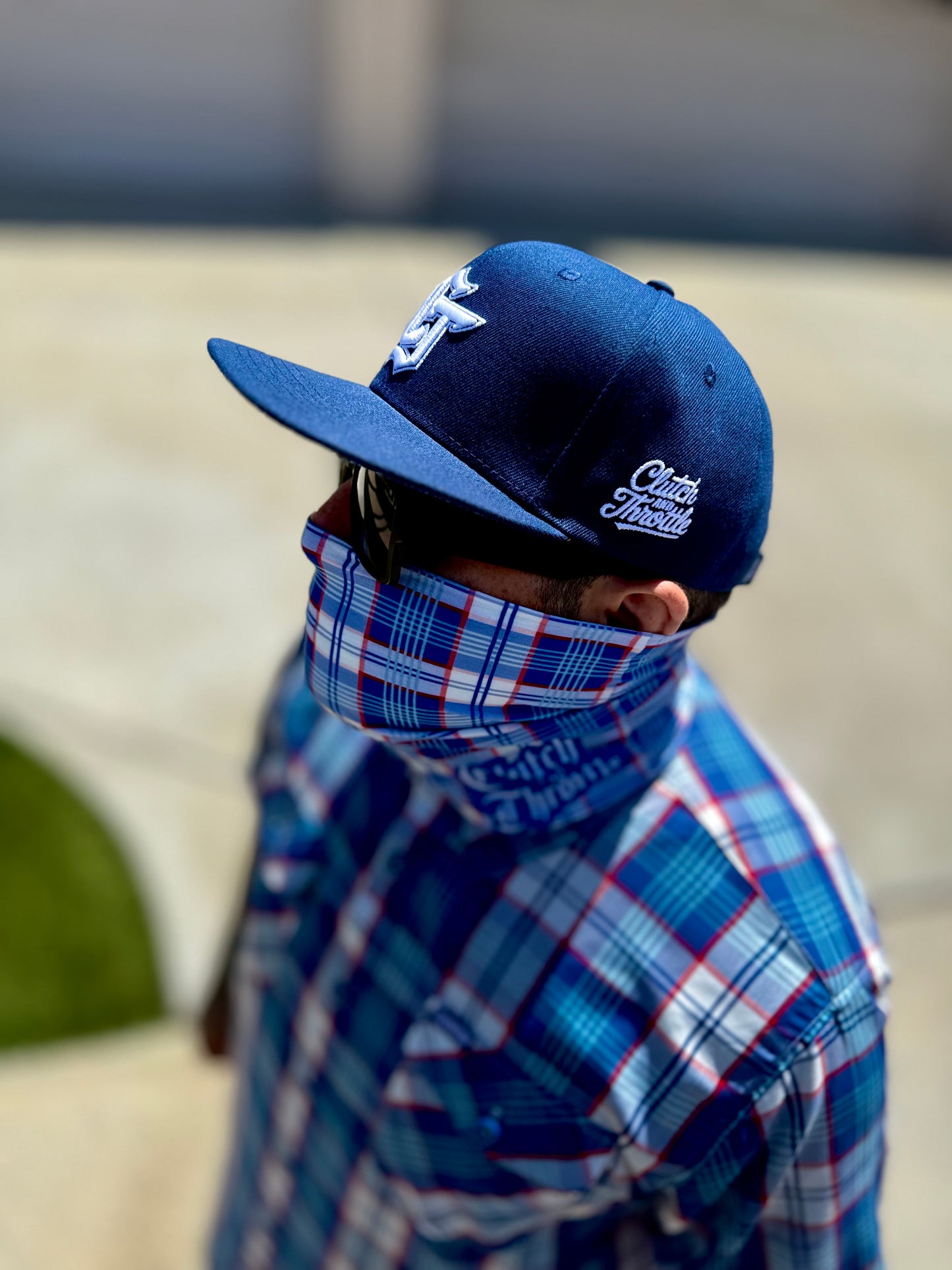 The Chain Snatcher Snapback (Navy Blue)