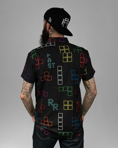 Tetris Wheelies Button Down