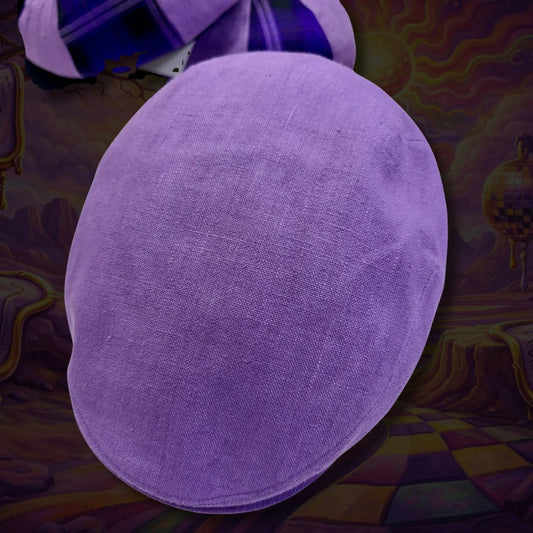 Enigma Purple Flat Cap