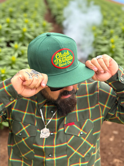 Grease Monkey Snapback (Green)