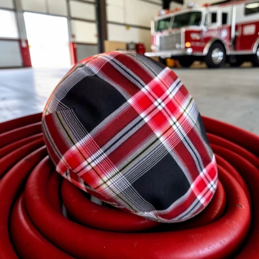 Leatherhead Flannel Flat Cap