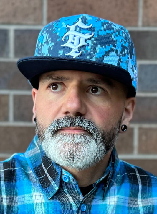 G’d Up Snapback (Digital Camo Blue)