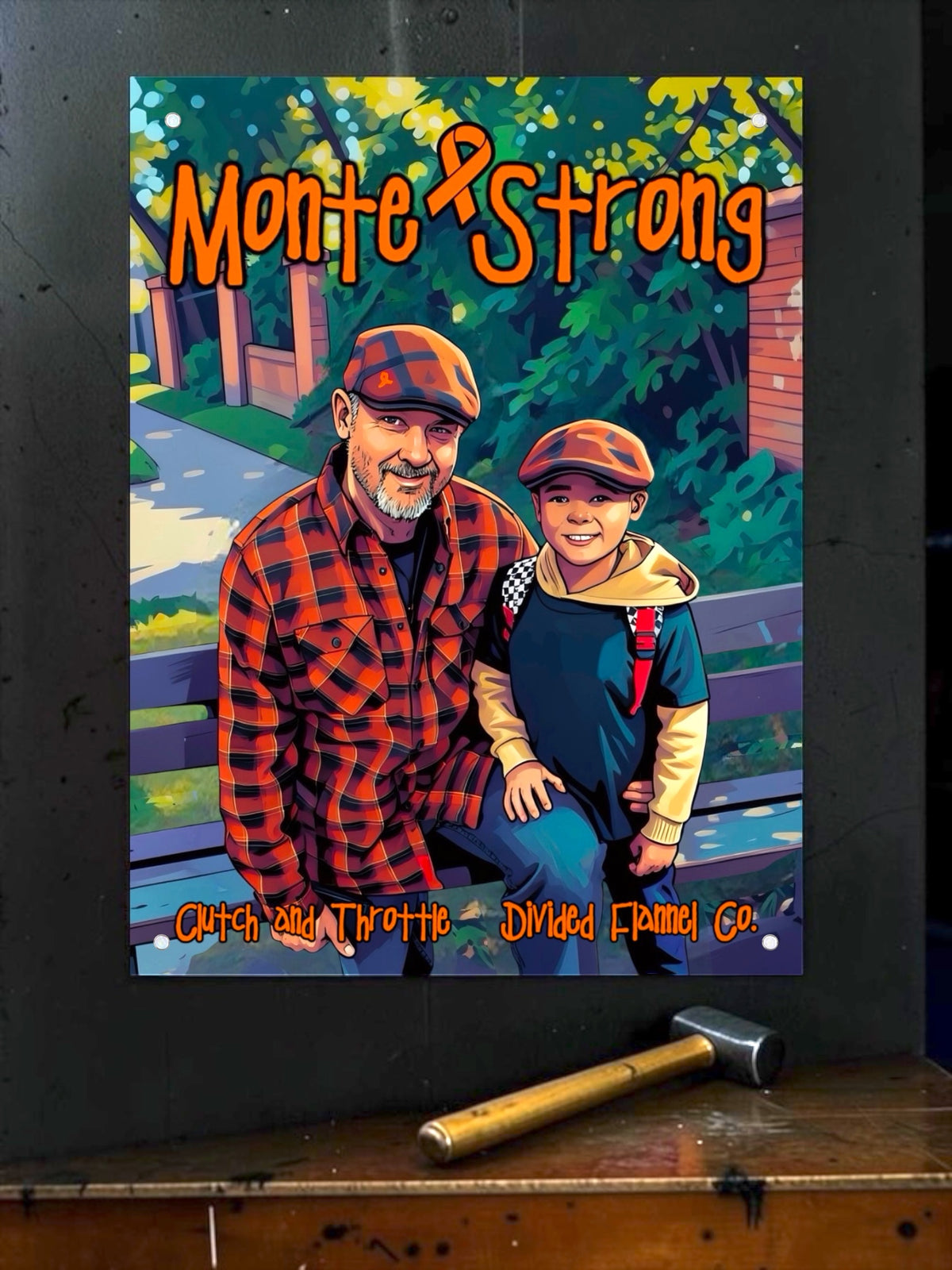 Monte Strong Vinyl Banner