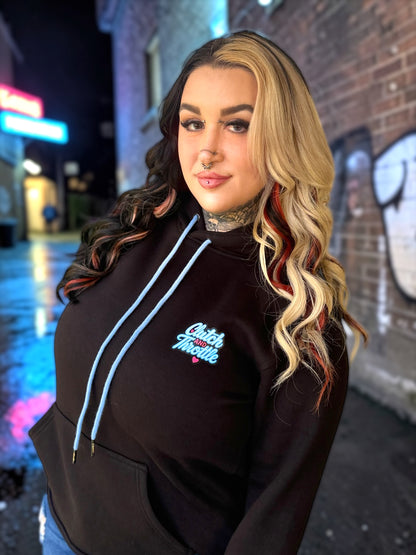 Girly Pop Bonehead Pullover Hoodie (Black)