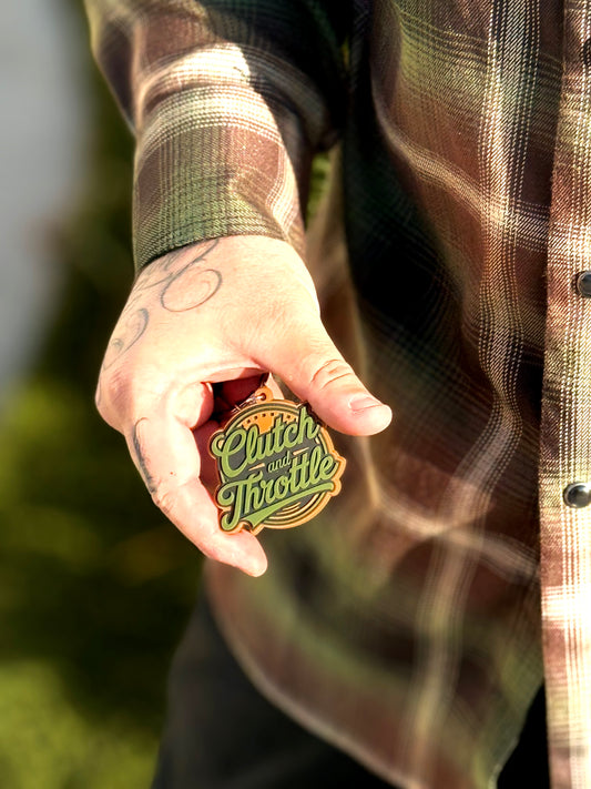 OG Crest Keychain (OD Green and Brown)