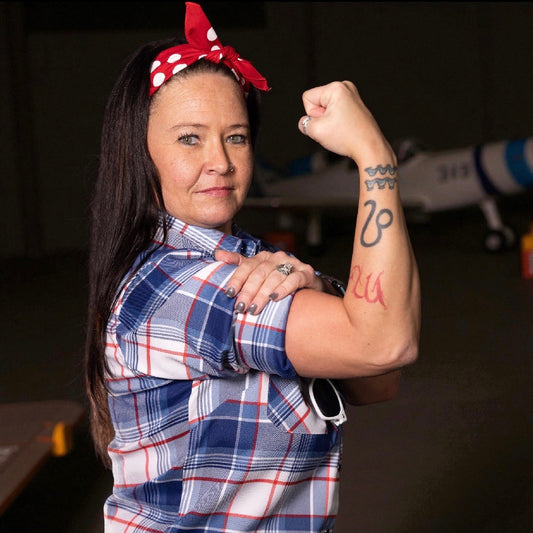 Women’s Rosie the Riveter Flannel