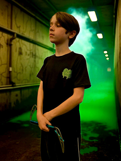 Youth Slimey Bonehead Black T-Shirt