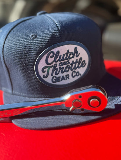 Grease Monkey Snapback (Navy Blue)