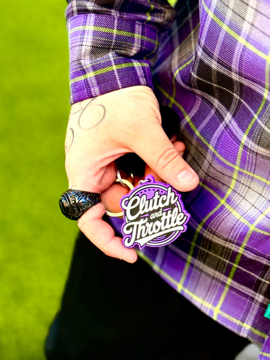 OG Crest Keychain (Purple)