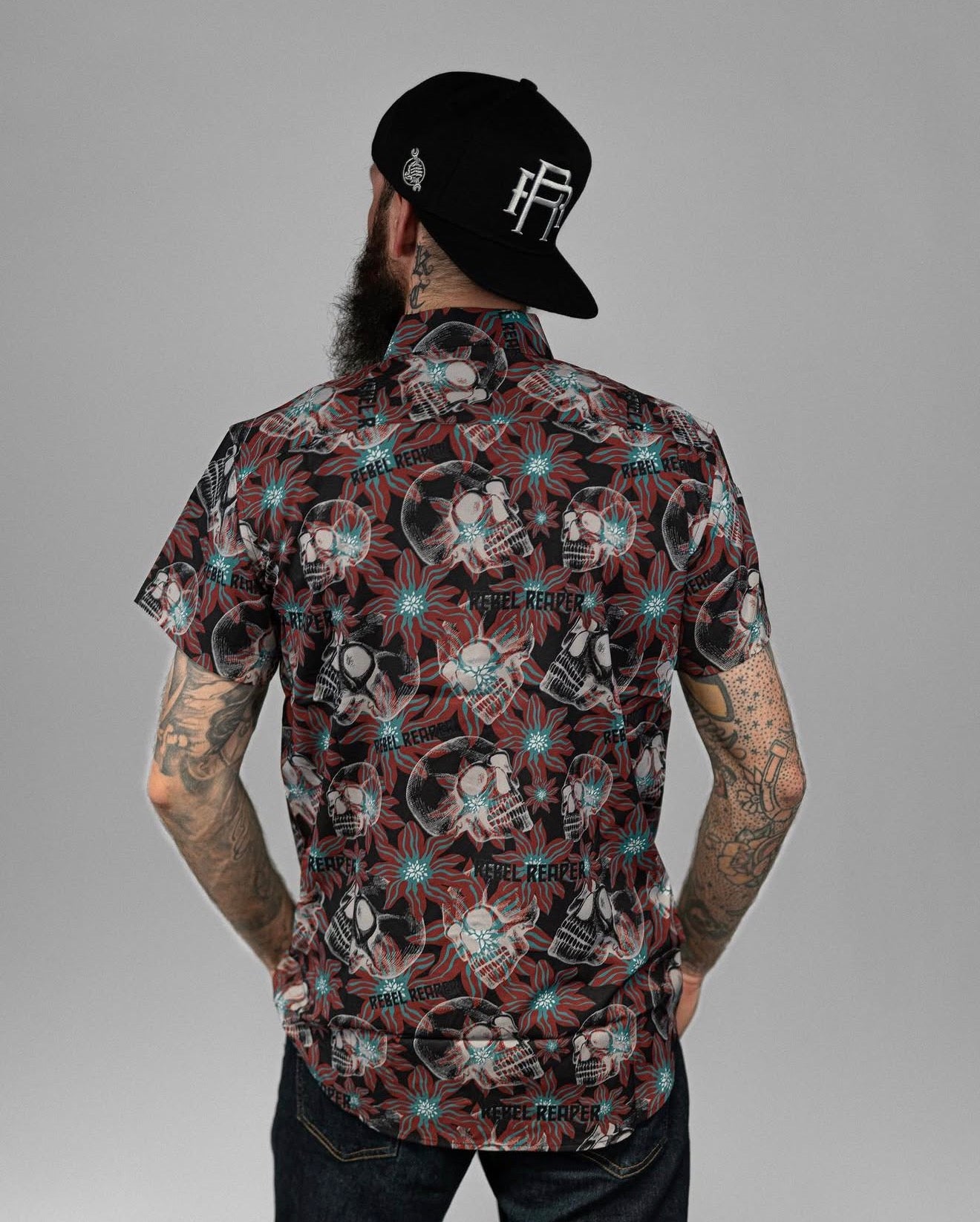 Dark Tropics Button Down