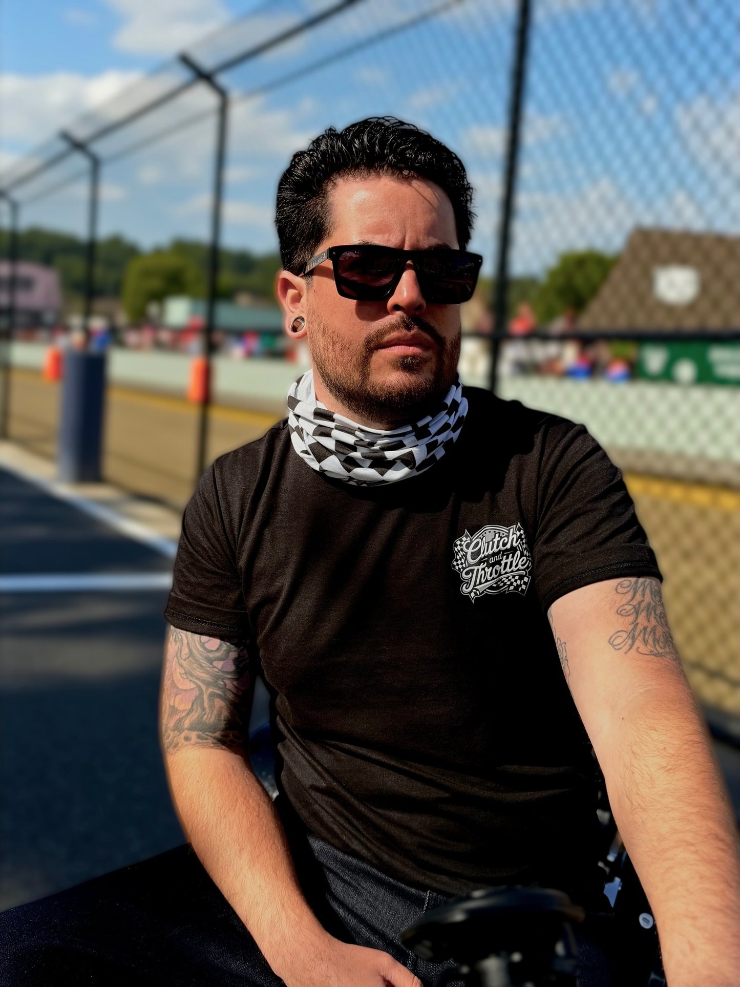 OG Crest Speed Racer Black T-Shirt