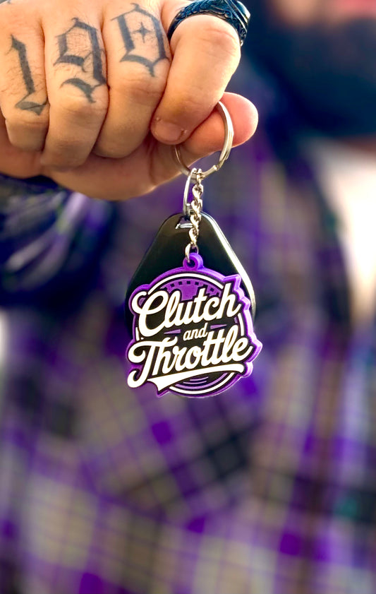 OG Crest Keychain (Purple)