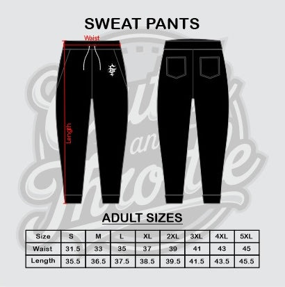 G’d Up Sweatpants (Black) 🚨SIZE UP🚨