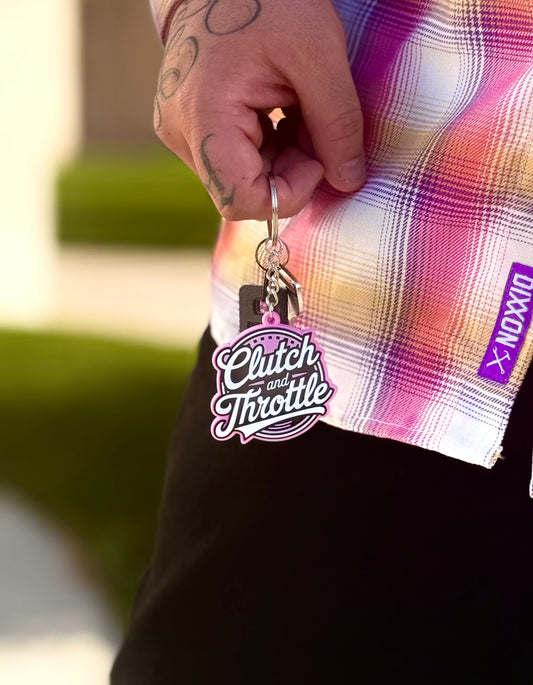 OG Crest Keychain (Bubblegum Pink)