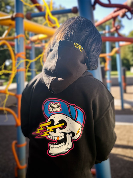 Youth Elektric Bonehead Pullover Hoodie (Black)