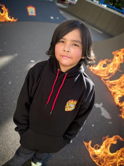 Youth Skorched Bonehead Pullover Hoodie (Black)