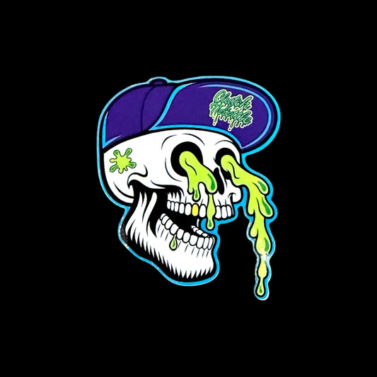 Slimey Bonehead 3” Die Cut Sticker