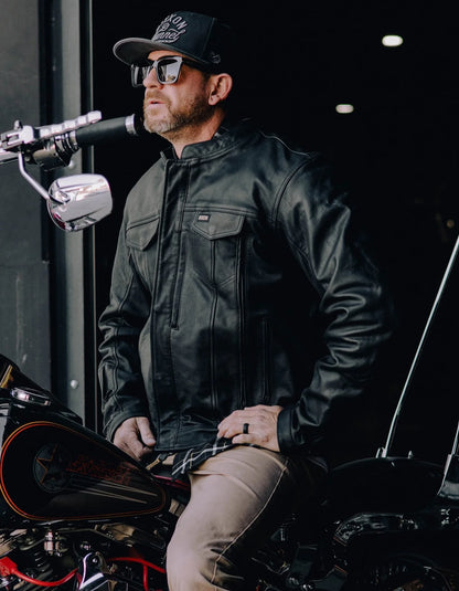 Hudson Leather Jacket (Black)