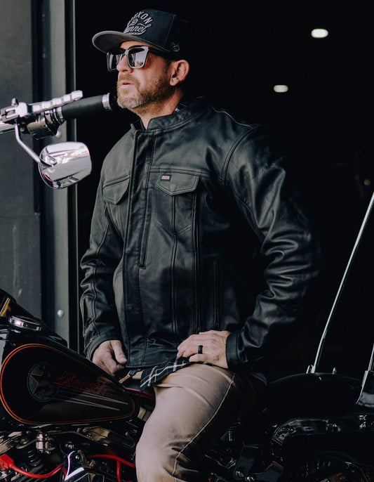 Hudson Leather Jacket (Black)
