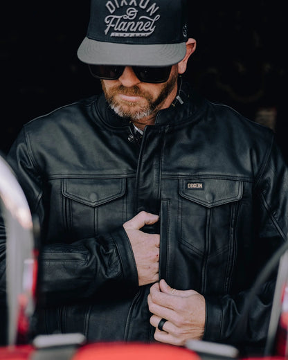 Hudson Leather Jacket (Black)