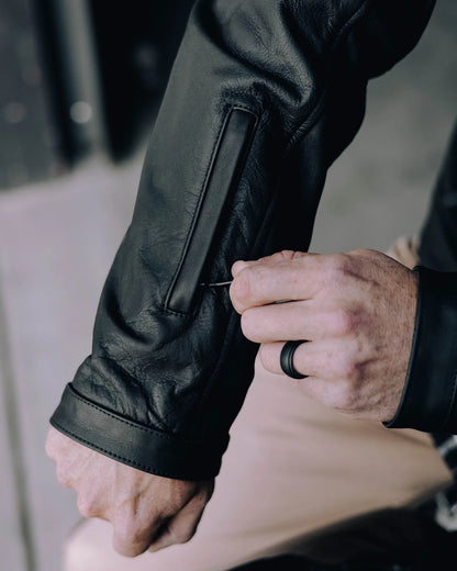 Hudson Leather Jacket (Black)