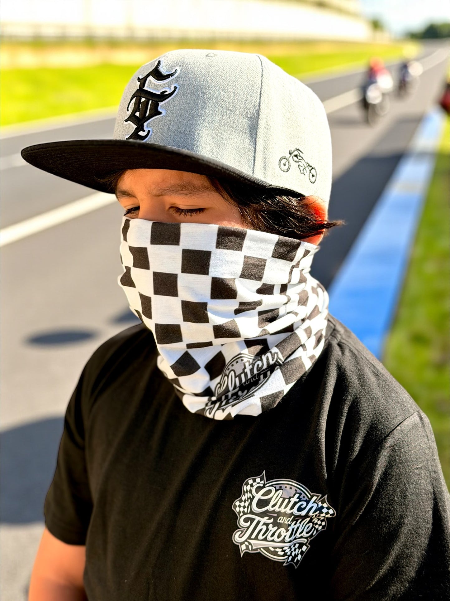 Youth OG Crest Speed Racer Black T-Shirt