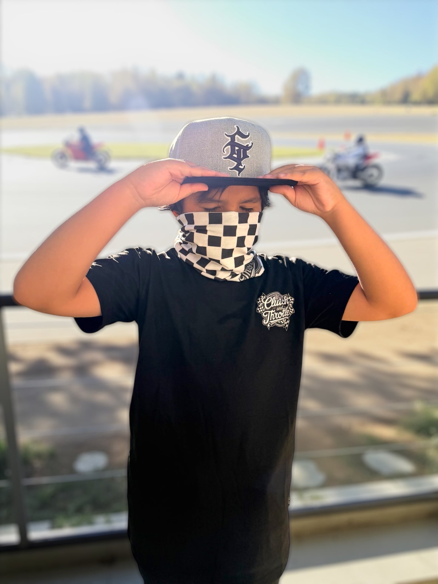 Youth OG Crest Speed Racer Black T-Shirt