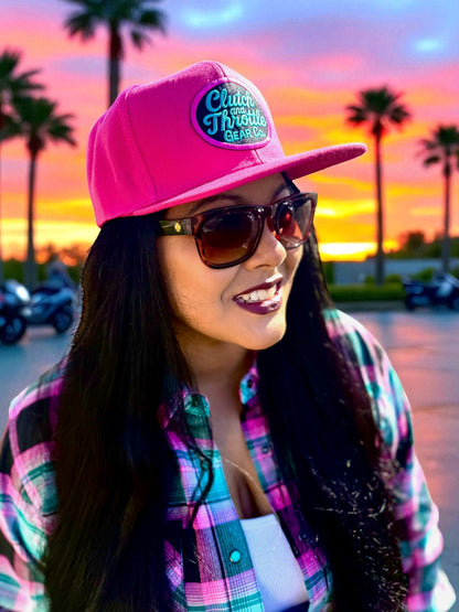 Grease Monkey Snapback (Hot Pink)