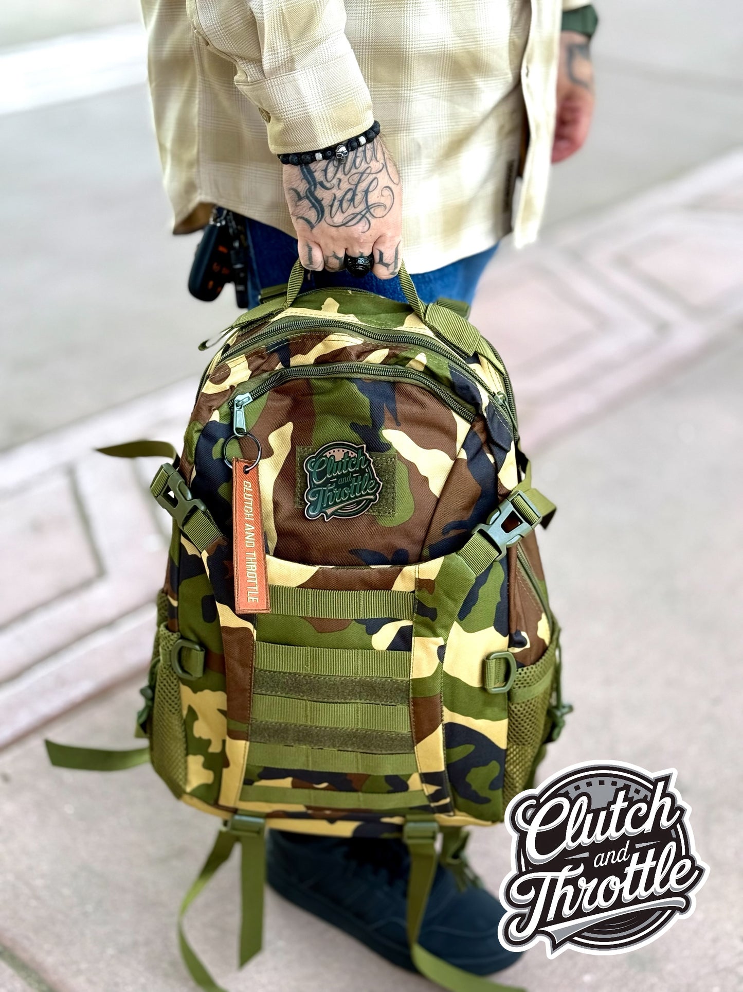 OG Crest Tactical Riding Backpack (Jungle Camo)